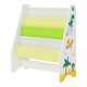 Детска етажерка Fisterra мотив динозавър бяло/зелено/жълто []