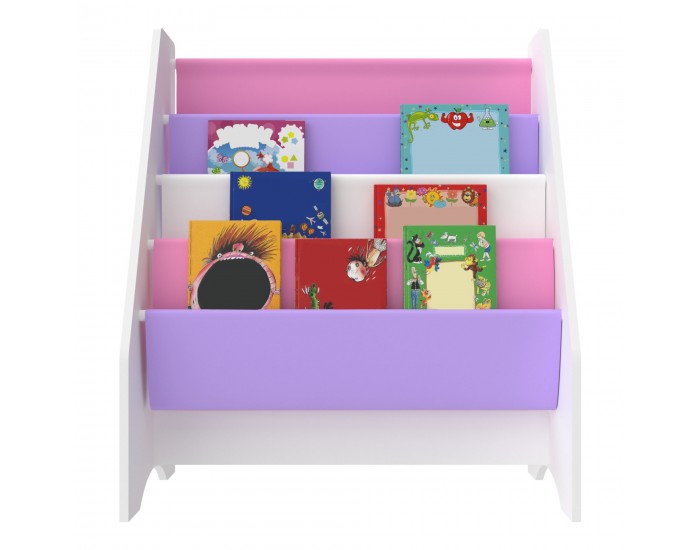 Детска етажерка Fisterra мотив еднорог бяло / розово / лилаво []