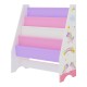 Детска етажерка Fisterra мотив еднорог бяло / розово / лилаво []