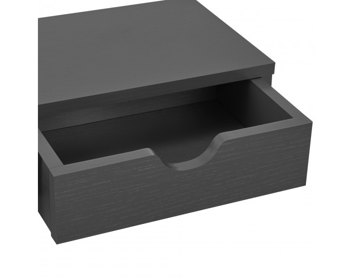 Стойка за монитор Mänttä с 2 чекмеджета 50x18x13cm тъмно сива []