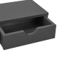 Стойка за монитор Mänttä с 2 чекмеджета 50x18x13cm тъмно сива []