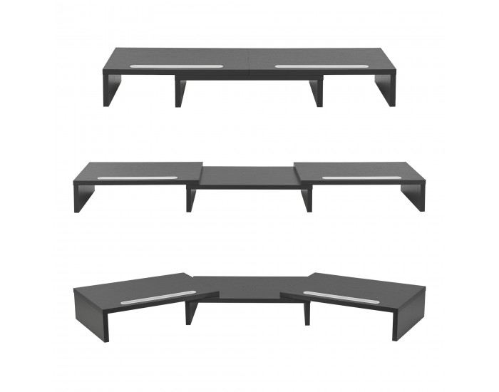 Стойка за монитор Vilppula 79x27x10.5cm тъмно сива []
