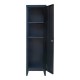 Единично шкафче Kurikka 137x38x38 см черно []