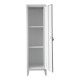 Единично шкафче Kurikka 137x38x38 см бяло []