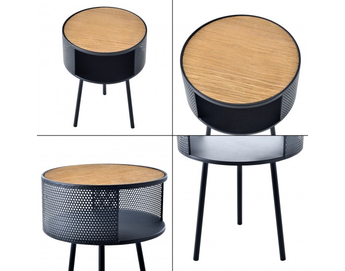 Помощна маса Bjørnsund кръгла 34 cm широка []