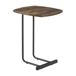 Помощна маса Kjellerup 55x40x40cm тъмен дървесен тон [] - Холни маси