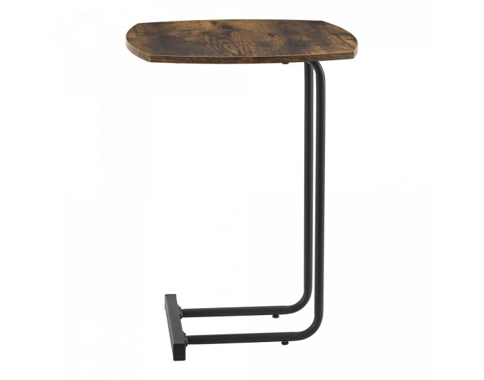 Помощна маса Kjellerup 55x40x40cm тъмен дървесен тон []