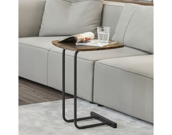 Помощна маса Kjellerup 55x40x40cm тъмен дървесен тон []