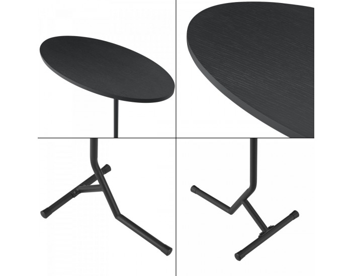 Помощна маса Karlebo 55x60x30cm черна []