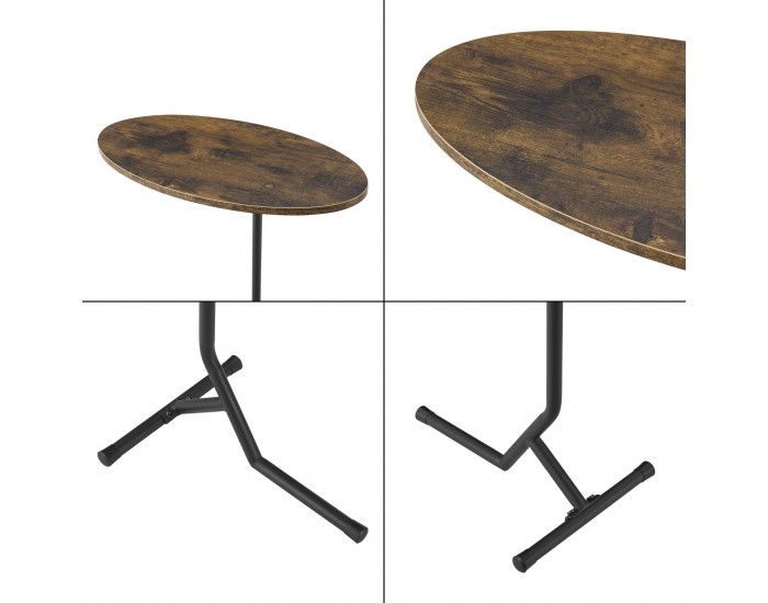 Помощна маса Karlebo 55x60x30cm тъмен дървесен тон []