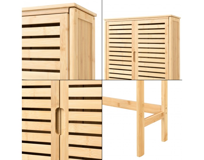 Тоалетна кутия Geta 170 x 66 x 23 см бамбук []