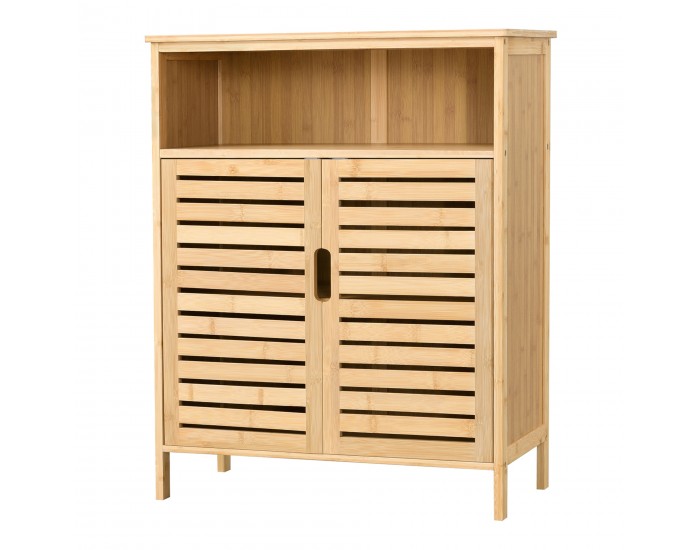 Бамбуков шкаф за баня Eslöv 81x65,5x31 см []