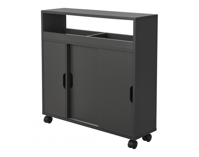 Шкаф за баня Lumijoki 71x70x20см тъмносив []