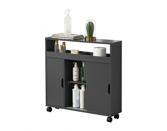 Шкаф за баня Lumijoki 71x70x20см тъмносив []