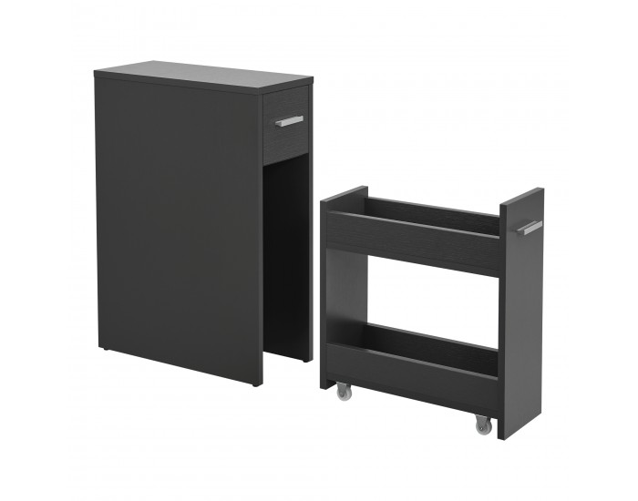 Шкаф за баня Kauhajoki 61x20x45см тъмносив []