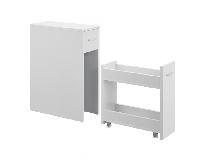 Шкаф за баня Kauhajoki 61x20x45см бял []