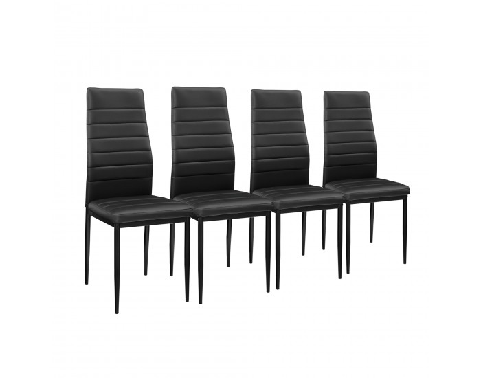 Група за хранене Bergen (комплект, 5 части) 105x60x75 см черна []