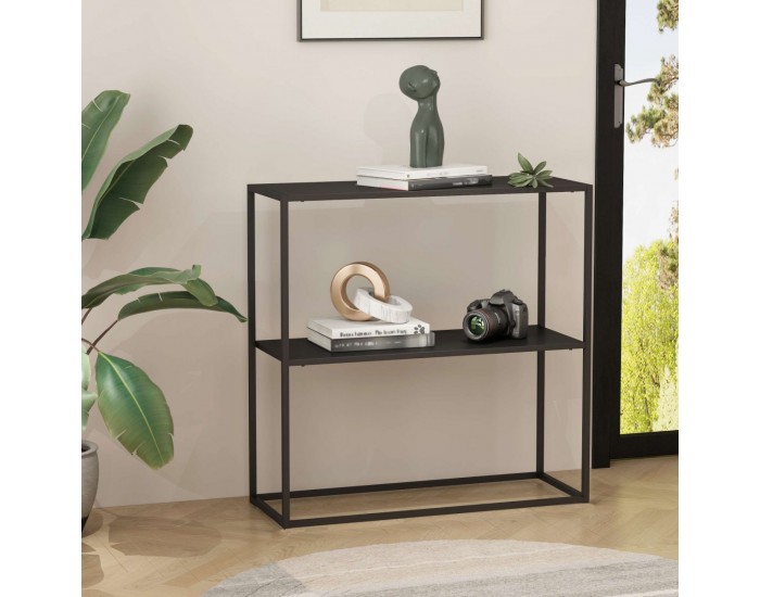 Конзолна маса Strömstad 80x80x26cm черна, мат []