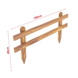 Комплект градинска ограда Krölpa 100x40см [] - Външни съоражения