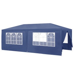 Беседка Wedau 600x300x255 см тъмно синьо - Външни съоражения