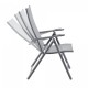 Комплект градински столове Kalamata от 2 светло сиви []