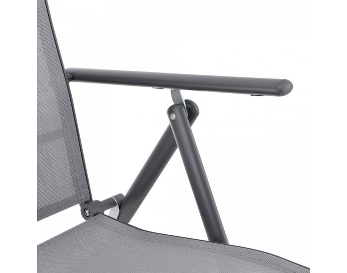 Комплект градински столове Kalamata от 2 светло сиви []