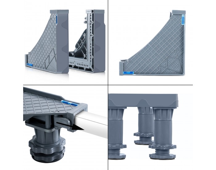 Основа за пералня Kirburg 8 фута 400 кг сива []