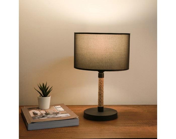 Настолна лампа Rayleigh 1xE27 черна []