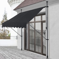 Скоба за сенник Stem 250x120x220-309 см черен [] - Сенници и Чадъри