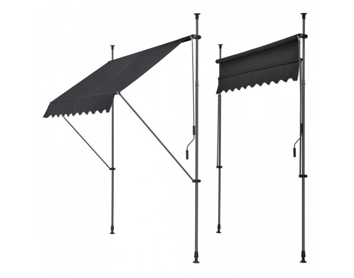 Скоба за сенник Stem 250x120x220-309 см черен []