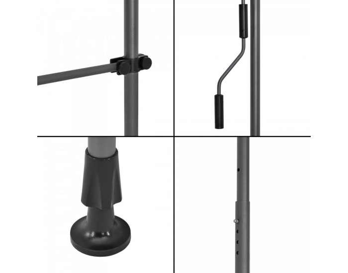 Скоба за сенник Stem 250x120x220-309 см черен []