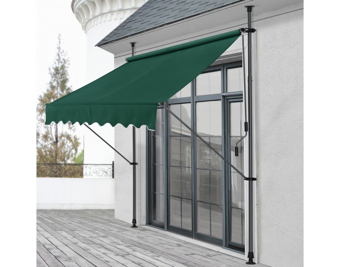 Скоба за сенник Stem 350x120x220-309 см тъмнозелен []