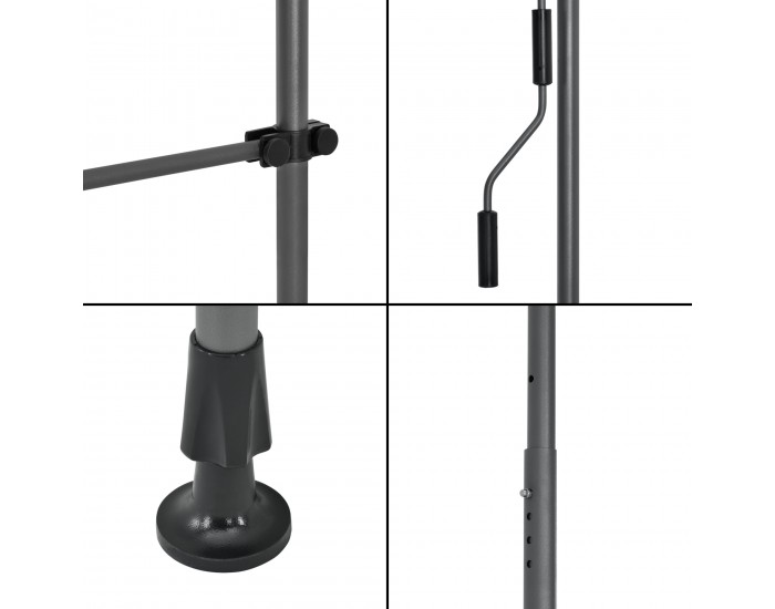 Скоба за сенник Stem 350x120x220-309 см тъмнозелен []