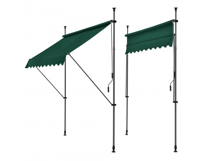 Скоба за сенник Stem 350x120x220-309 см тъмнозелен []
