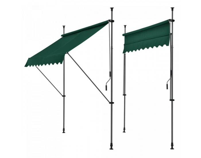 Скоба за сенник Stem 250x120x220-309 см тъмнозелен []