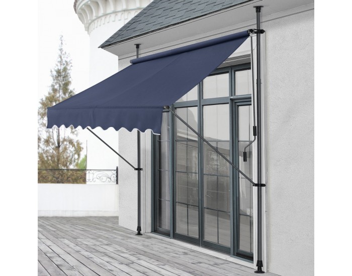 Скоба за сенник Stem 300x120x220-309 см тъмно син []