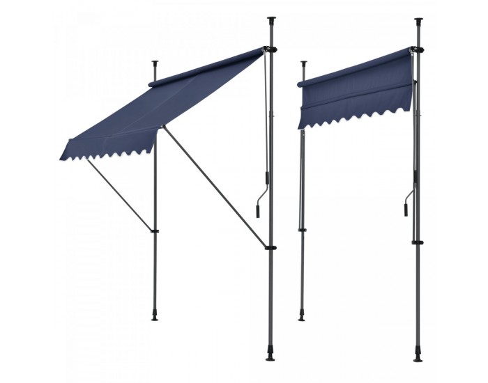 Скоба за сенник Stem 300x120x220-309 см тъмно син []