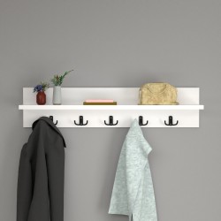 Стенна закачалка Hammarö 80x11x18cm бяла [] - Гардероби