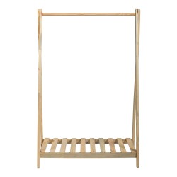 Поставка за дрехи Ledøje с 1 рафт 125x86x38cm [] - Гардероби