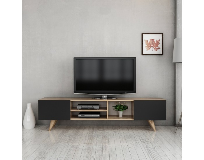 ТВ маса Assens 40x160x31см дъб / черен []