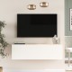 ТВ маса Lapinlahti 100 x 31,5 x 29,5 cm рустик дъб/бял []