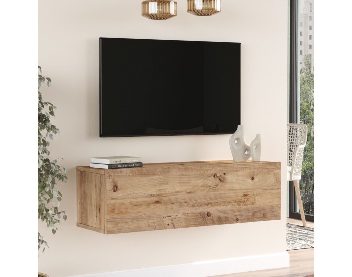 ТВ маса Lapinlahti 100 x 31,5 x 29,5 cm рустик дъб []