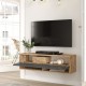 ТВ маса Laitila 100x31.5x29.5cm рустик дъб/антрацит []
