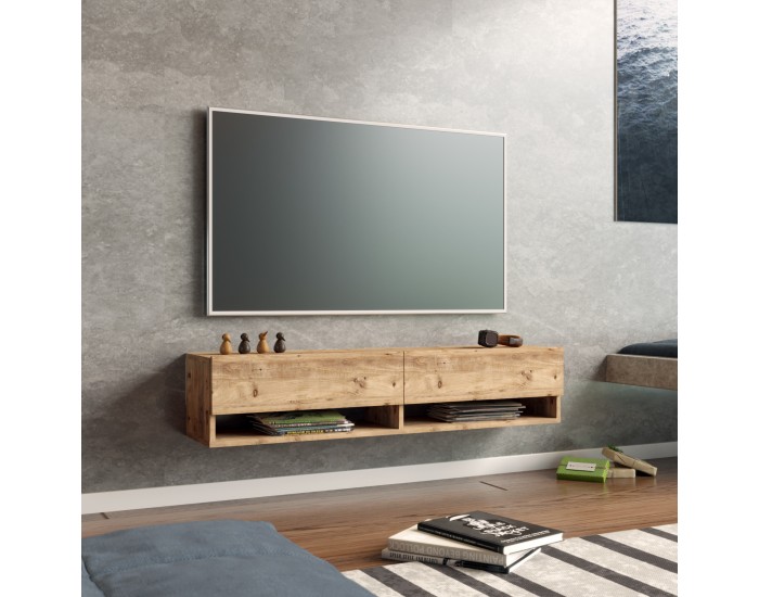 ТВ маса Laitila 140x31.5x29.5cm рустик дъб []