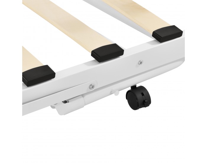 Метална кушетка Skutskär 90x200см бяла