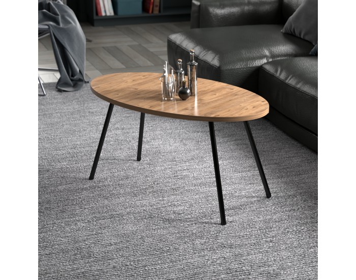 Маса за кафе Skærbæk 43 x 90 x 50 cm дървесни цветове []