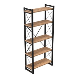 Стоящ рафт Skørping с 5 рафта 180x65x30 см [] - Офис