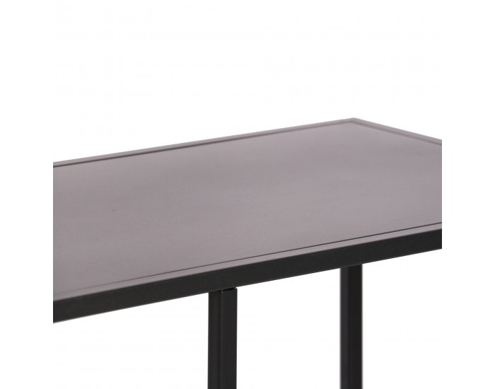 Стоящ рафт Isojoki 120x35x87,5 cm метален черен мат []