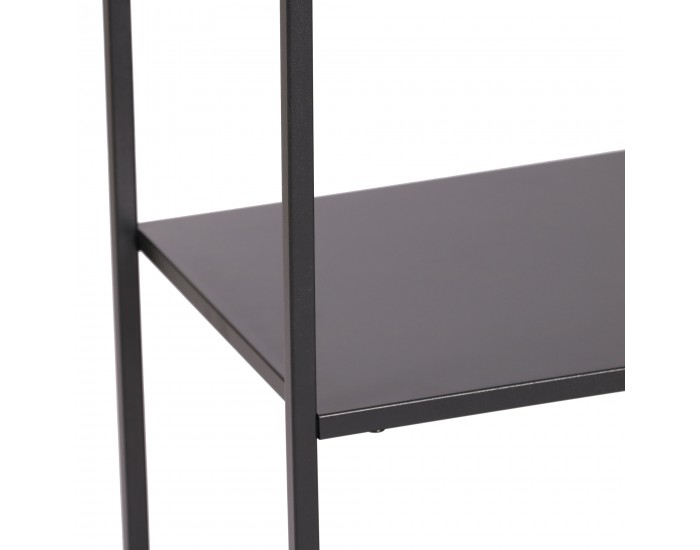 Стоящ рафт Isojoki 120x35x87,5 cm метален черен мат []