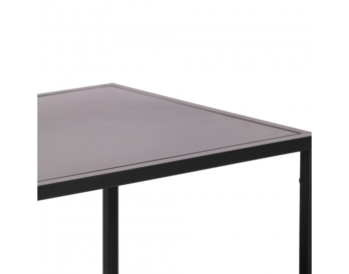 Стоящ рафт Isojoki 120x35x87,5 cm метален черен мат []
